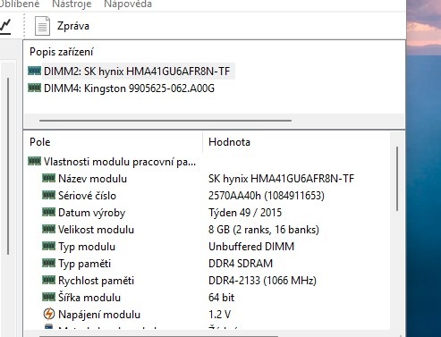 DDR4 8GB 2133Mhz (2ks) - 4