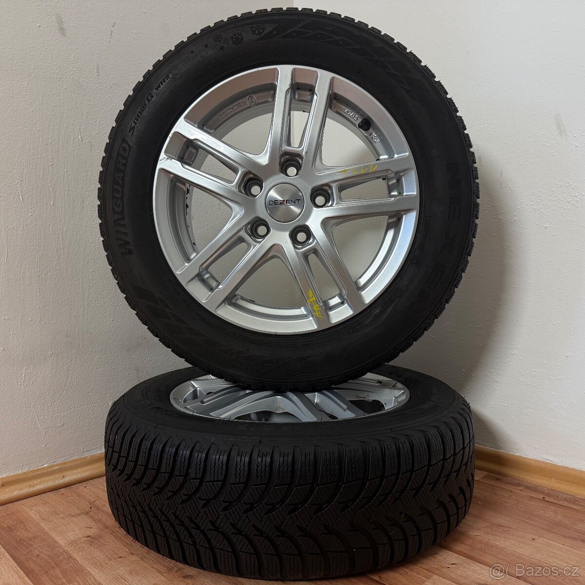 AUDI A4 B5 5x112 R15 ET43+ZIMNÍ 185/65R15 6,5mm - 4