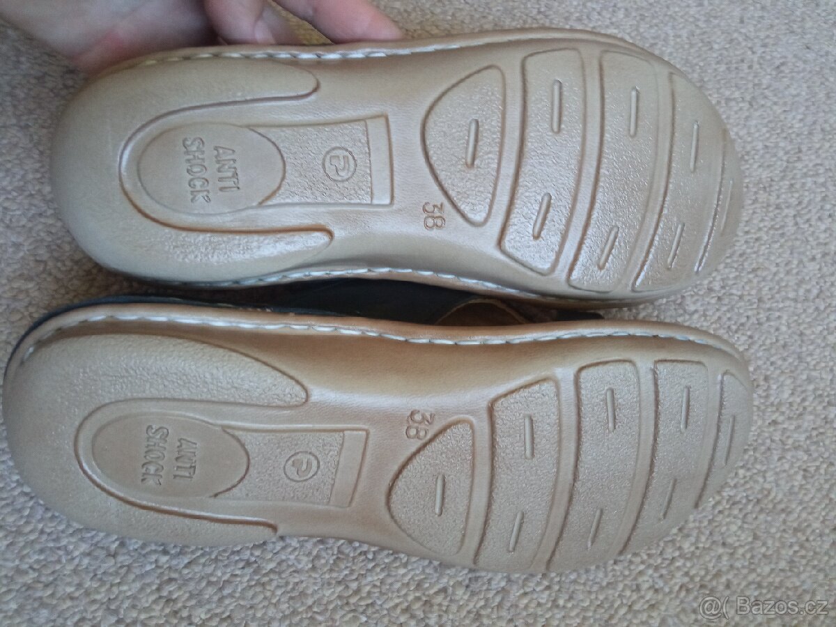 Kožené sandály Dapi NOVÉ - 4