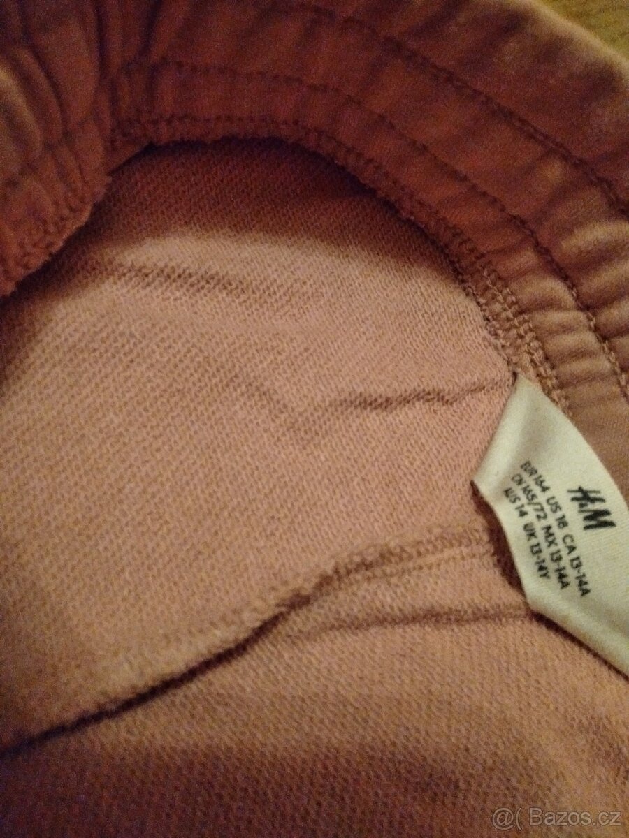 Dívčí široké tepláky H&M 164 - 4