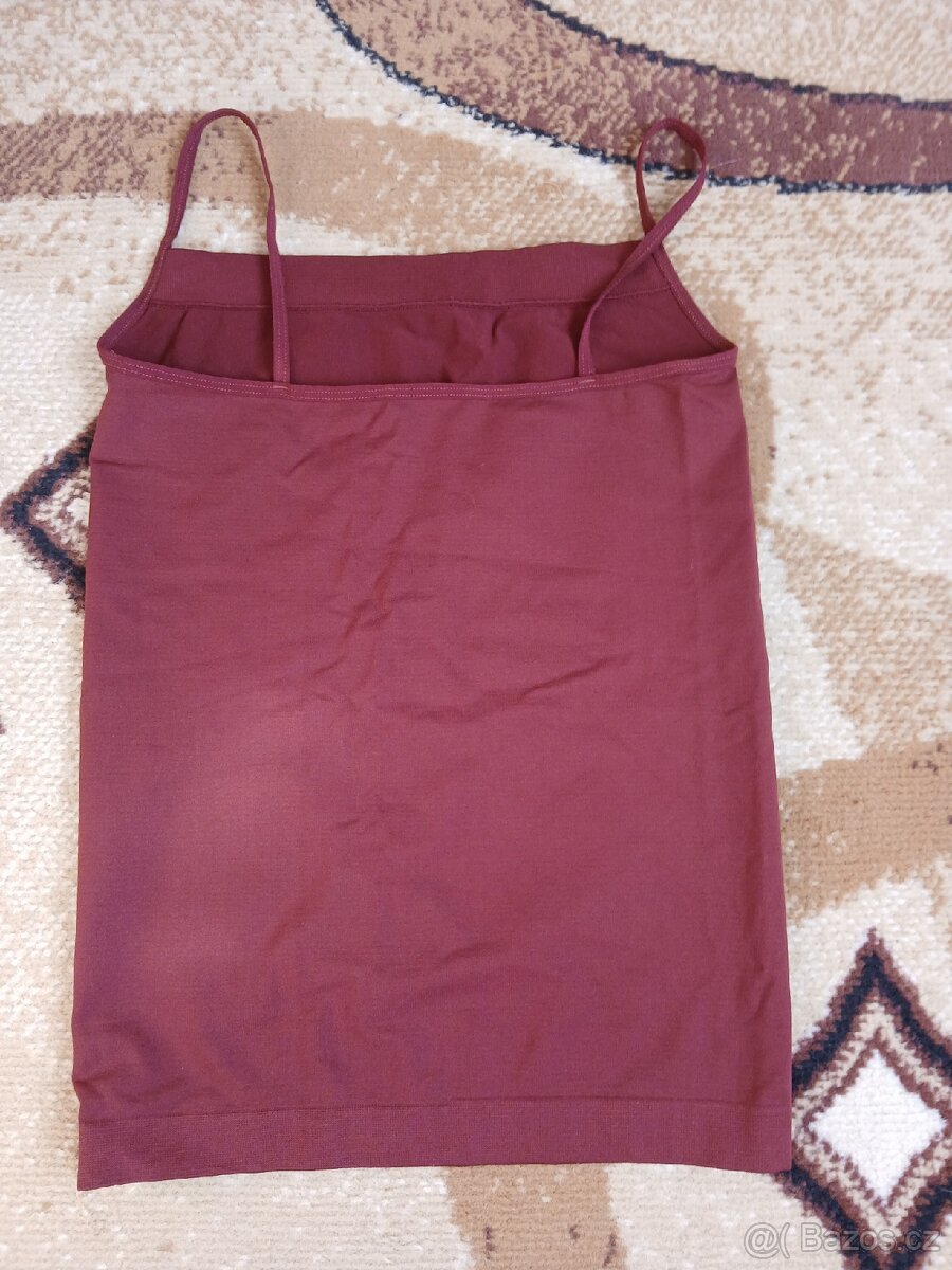 Dámské tílko vínové - 4