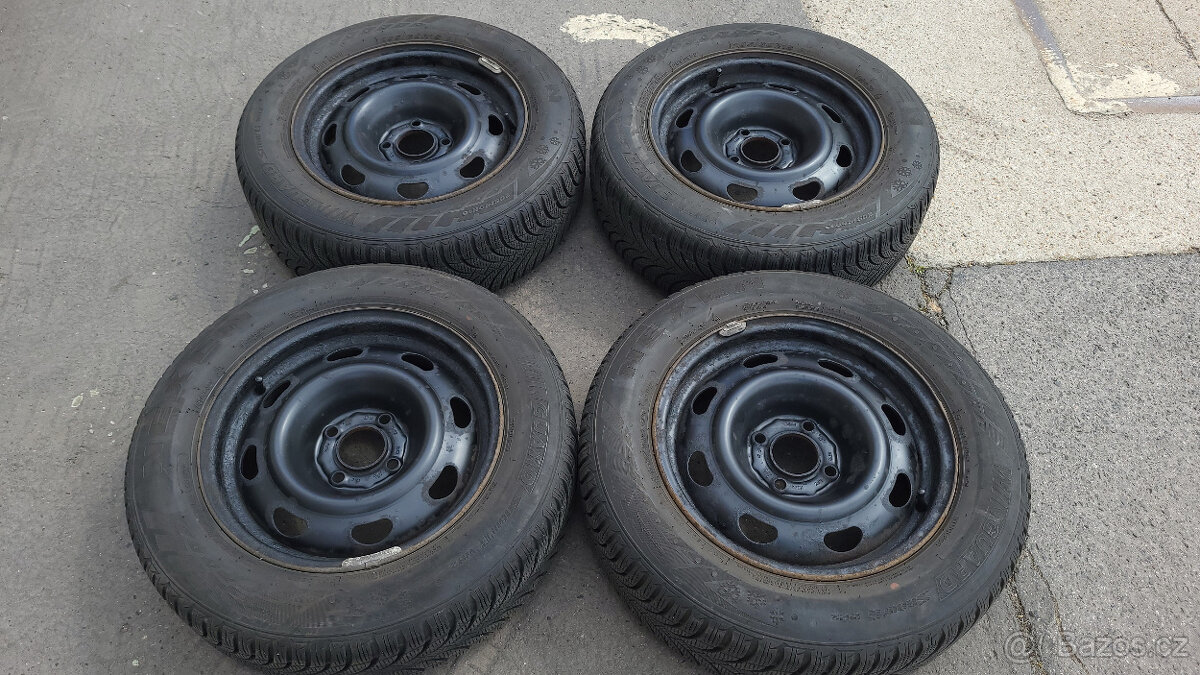 90% zimní kola 15" 4x108 P406, C5, Partner, Berlingo - 4