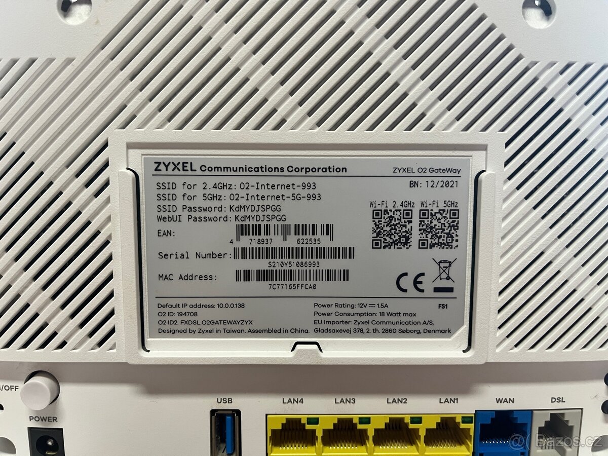 Router Zyxel - 4
