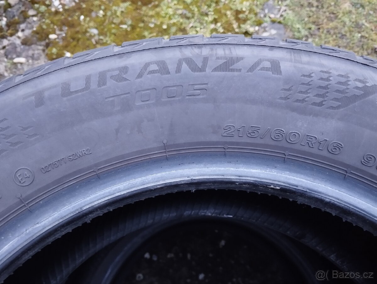 215/60/16 Bridgestone Turanza 3ks - 4