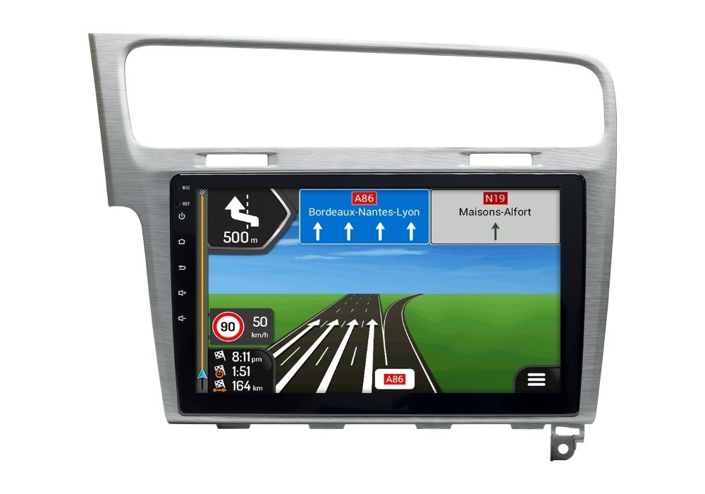 10" VW GOLF 7 silver - ANDROID 14 - GPS autorádio - 4