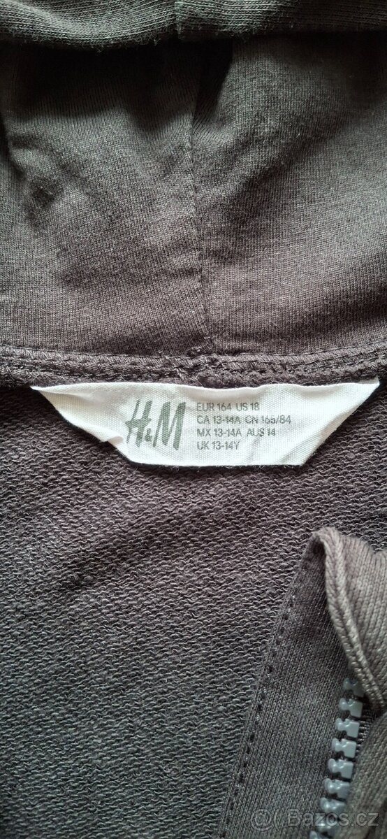 Tepláková souprava chlapecká,tepláky Adidas, H&M,158,164,170 - 4