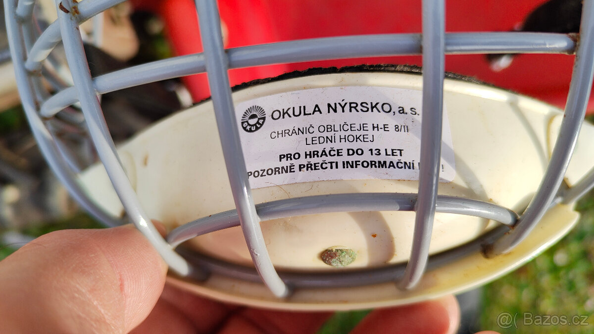 Hokejová helma Okula Nýrsko H-E 8/II s krytem - 4