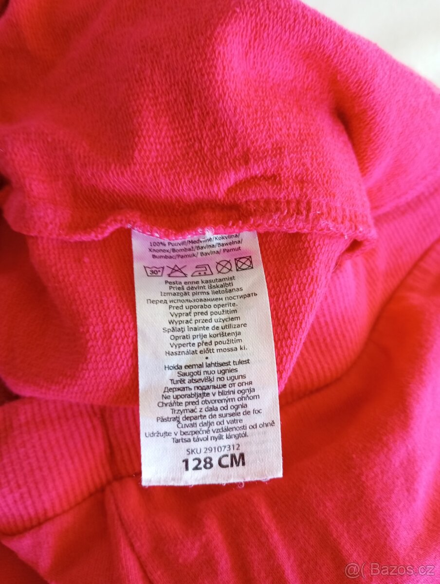 Dívčí tepláky vel.128 - 4