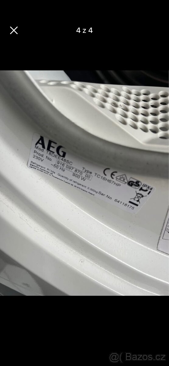 Sušička prádla AEG - 4