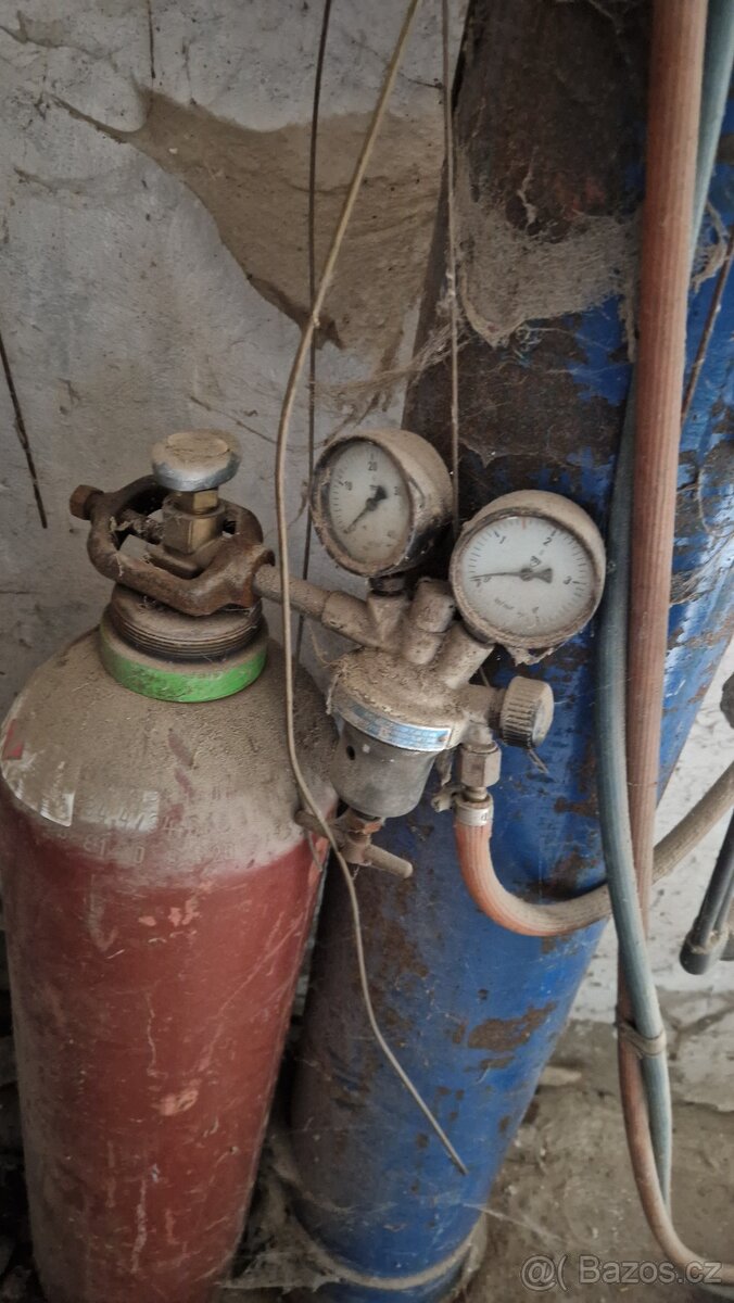 Prodám autogen souprava + lahve - 4