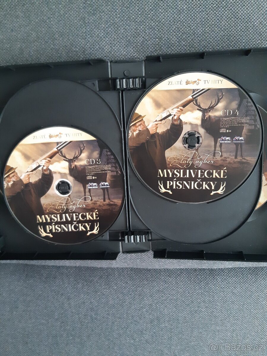 Myslivecké písničky - kazeta 4CD + 2DVD - 4
