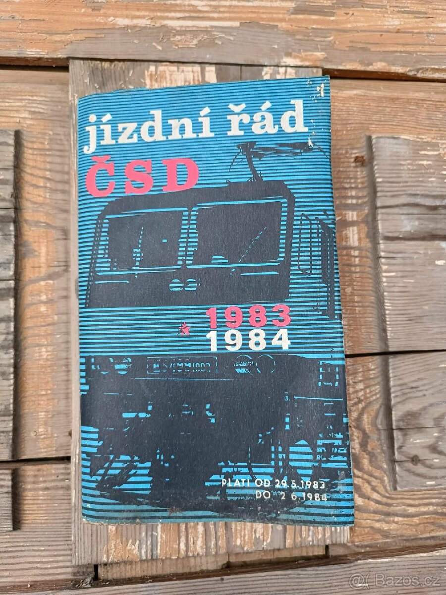 jízdní řády ČSD 70-80 léta - 4