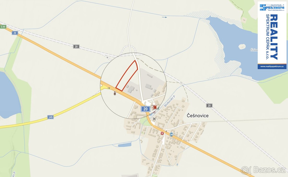 Prodej pozemku pro komerční využití, 3 503 m² - Češnovice, o - 4