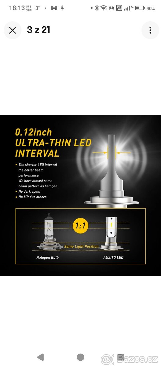 Led Auxito H7 Led - 4