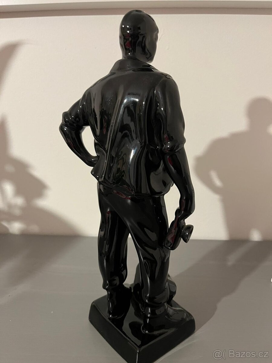 UNIKÁTNÍ: Sběratelská soška Horník KWK „DEBIEŃSKO“ (Polsko, - 4