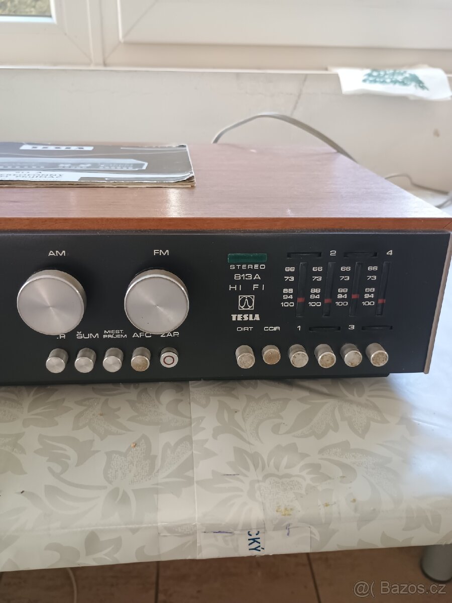 Sestava Tesla 813 A + repro a prospekty - 4