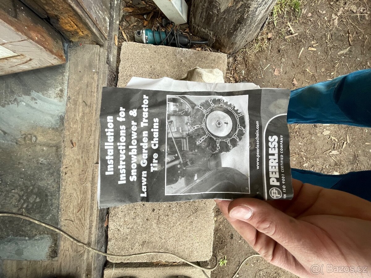 Řetězy na zahradní traktor - 4