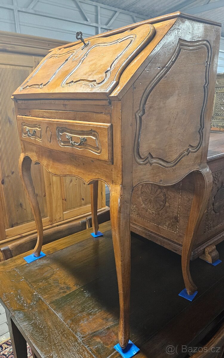 Starožitný sekretář/psací stůl - 4