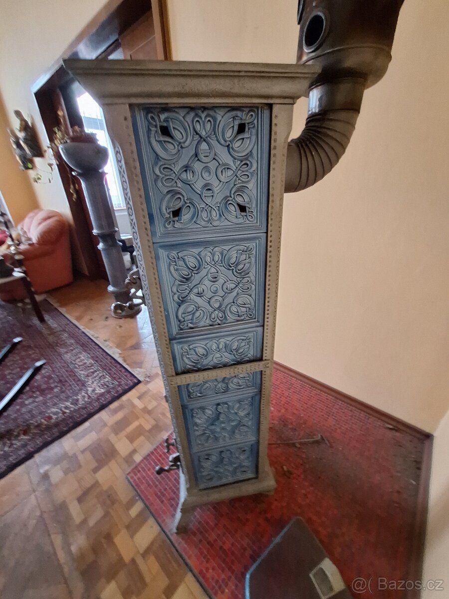 starožitná kachlová kamna - 4