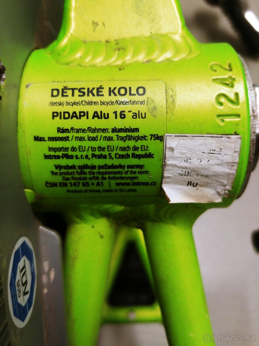 Dětské kolo PIDAPI Alu 16" - 4
