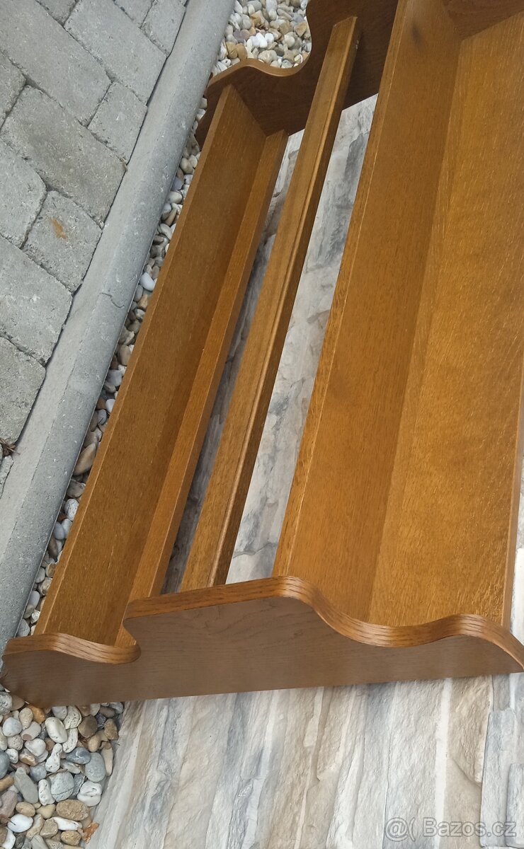 Závěsná rustikální police - 4