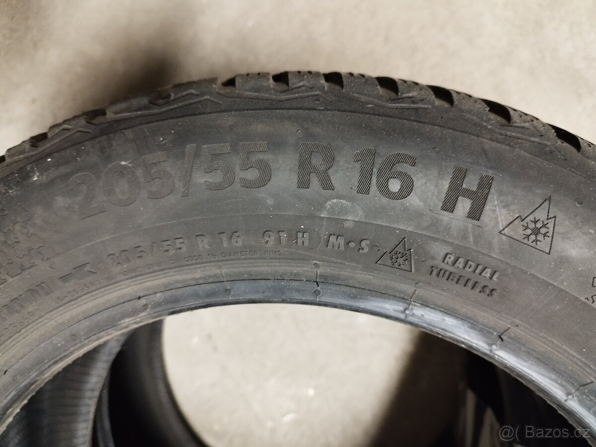 Zimní pneu 205/55R16 continental - 4