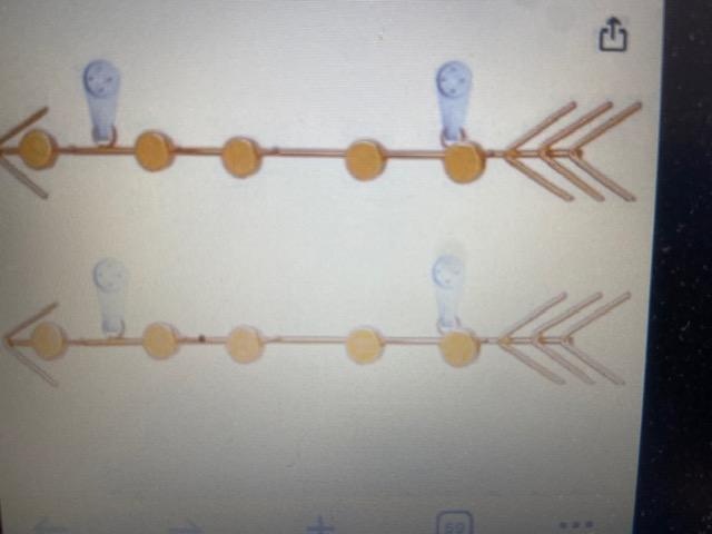 Kovový zlatý věšák - 2 ks - 4