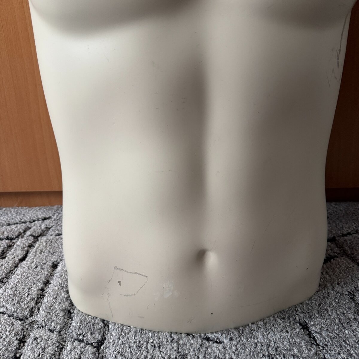 Pánská plastová figurína torzo (tvrdý plast) - 4