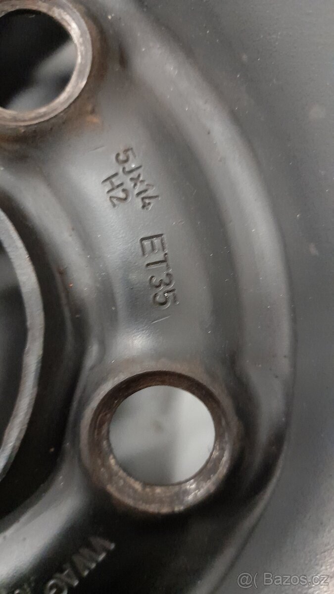 Plechové disky 5x100 5Jx14,6Jx14 ŠKODA FABIA - 4