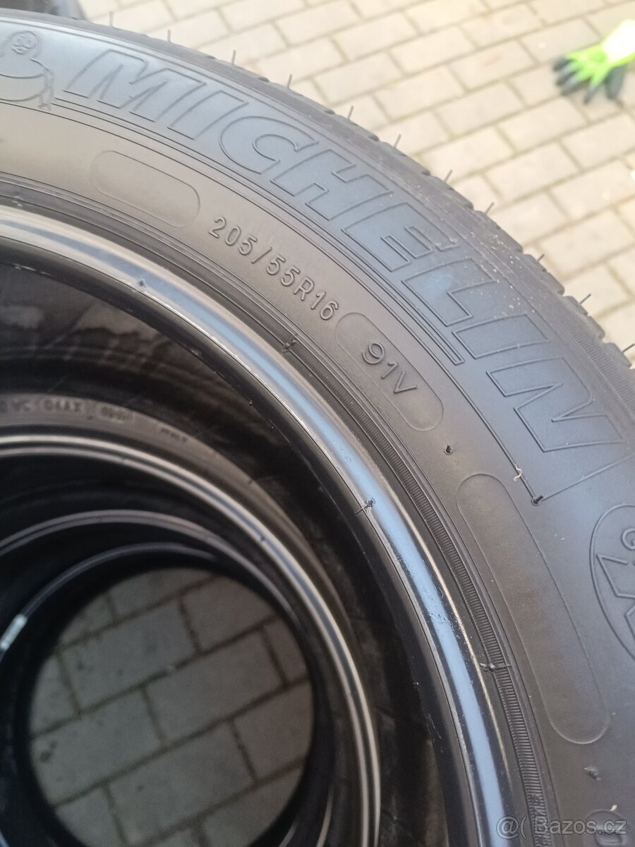 4x 205/55 R16 91V Michelin - 6 mm- letní pneu - 4