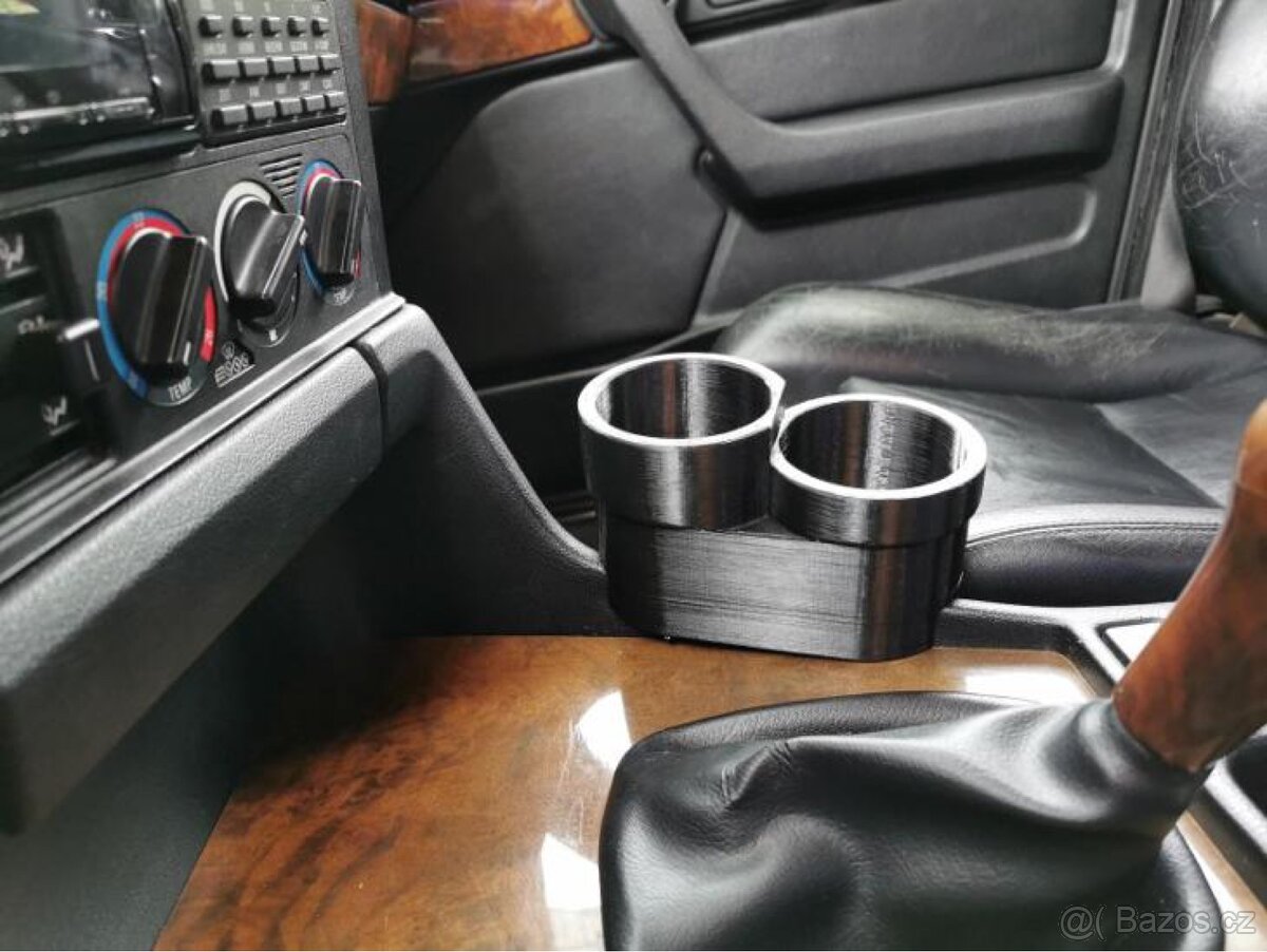 Držák na nápoje / pití pro BMW E34 / E32 (3D tisk) - 4