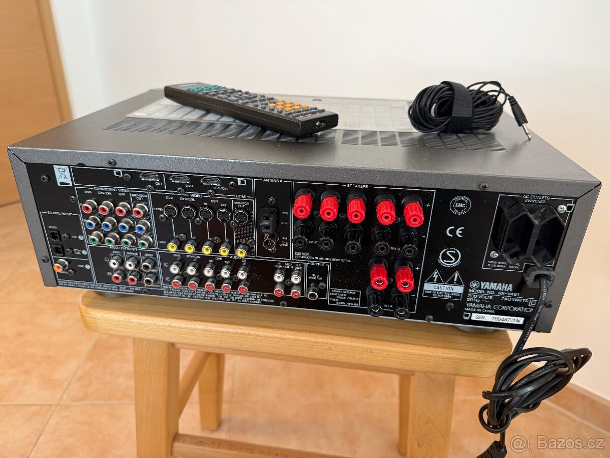 Prodám 5.1 receiver Yamaha RX-V461 - 4