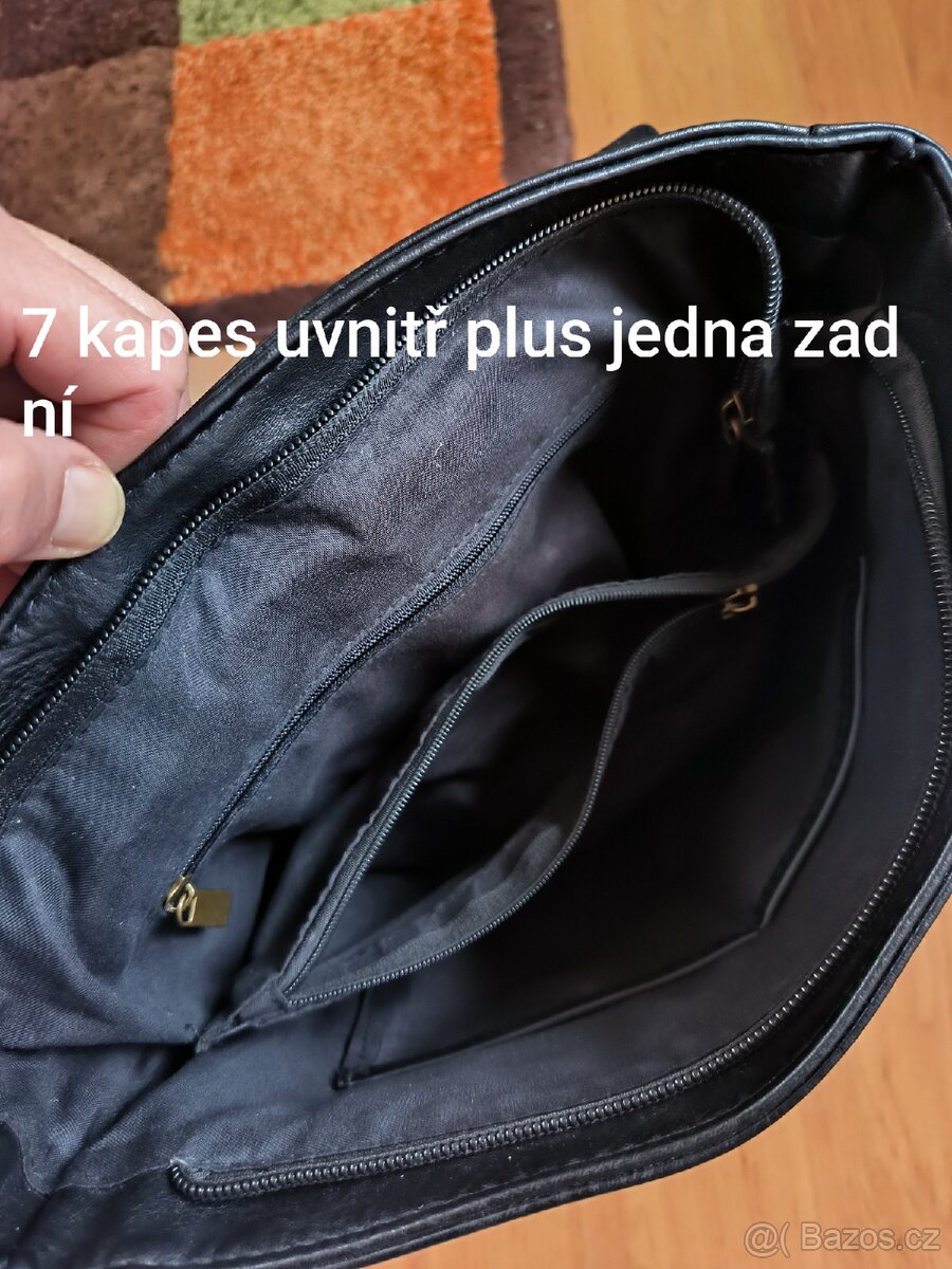 dámský batoh černý kůže - 4