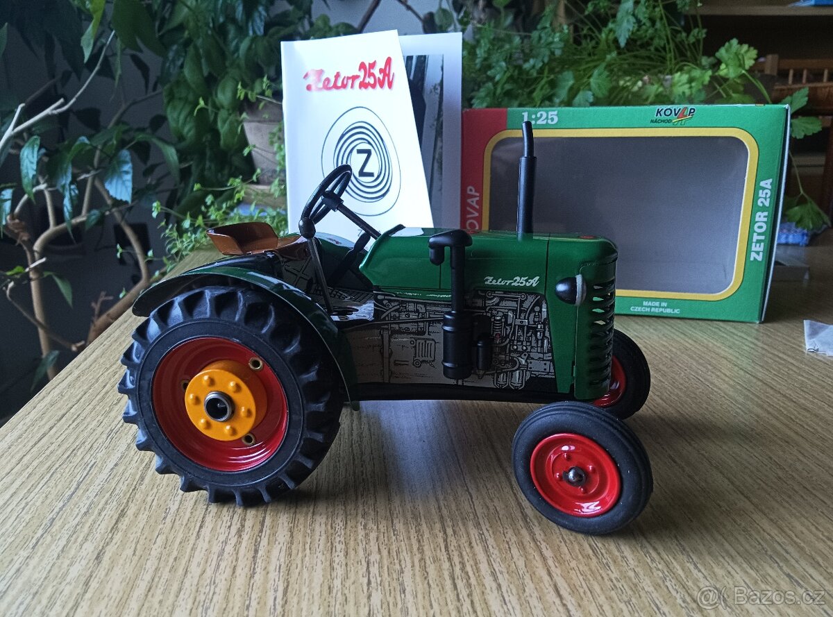 KOVAP Zetor 25A - Legendární plechový traktor - NOVÝ - 4