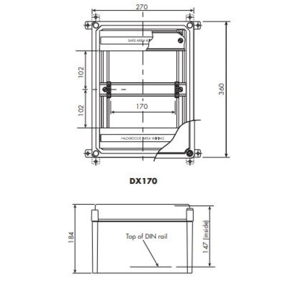 Prachotěsná skříň EATON 517.001.247FC DX170 + NSYTPLS2736 - 4