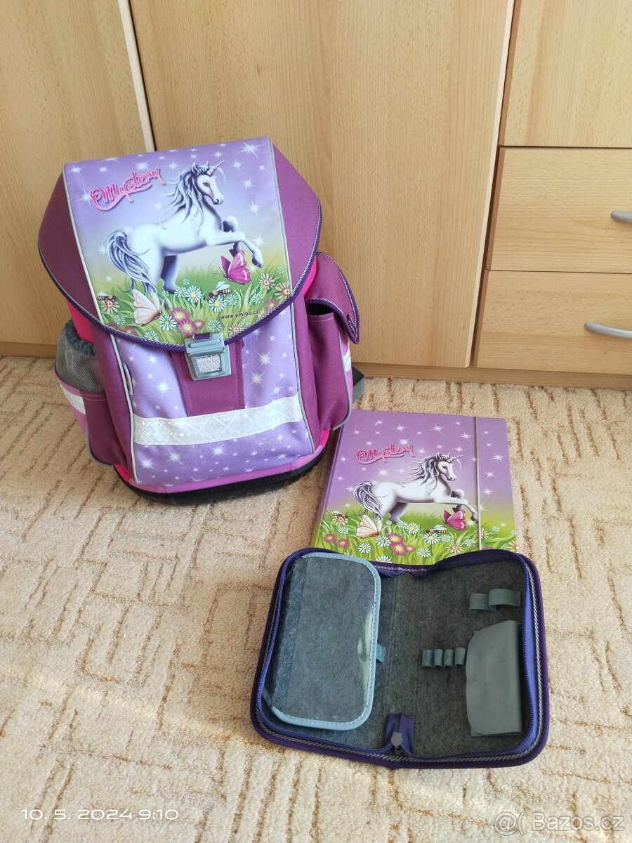 Školní aktovka Empio+pouzdro+složky - 4