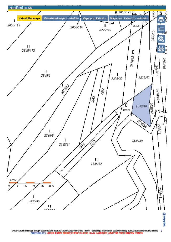 Podíl 1/4 na pozemcích v KÚ Drnovice u Val. Klobouk - 4