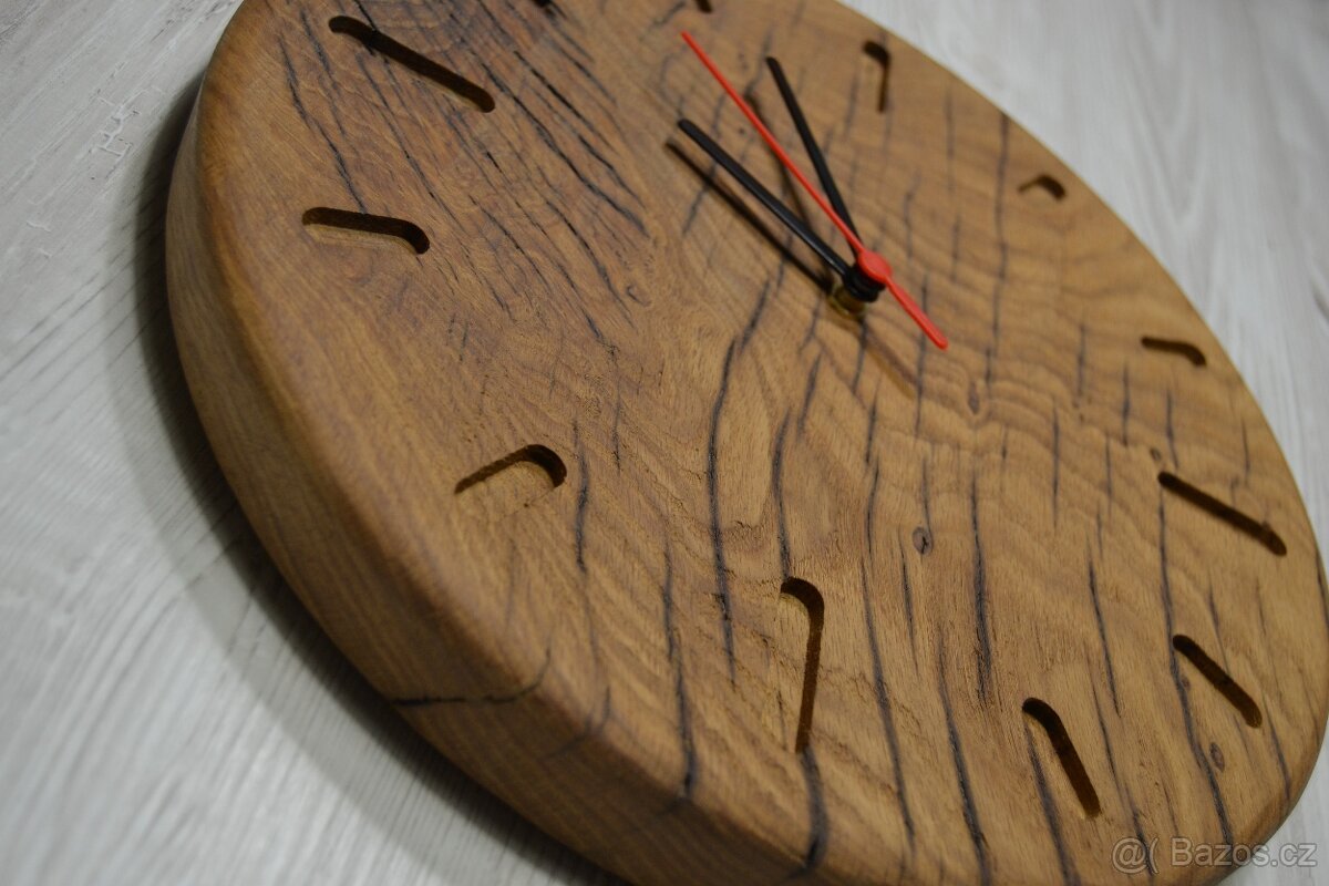 Dřevěné hodiny, mechové hodiny - 4
