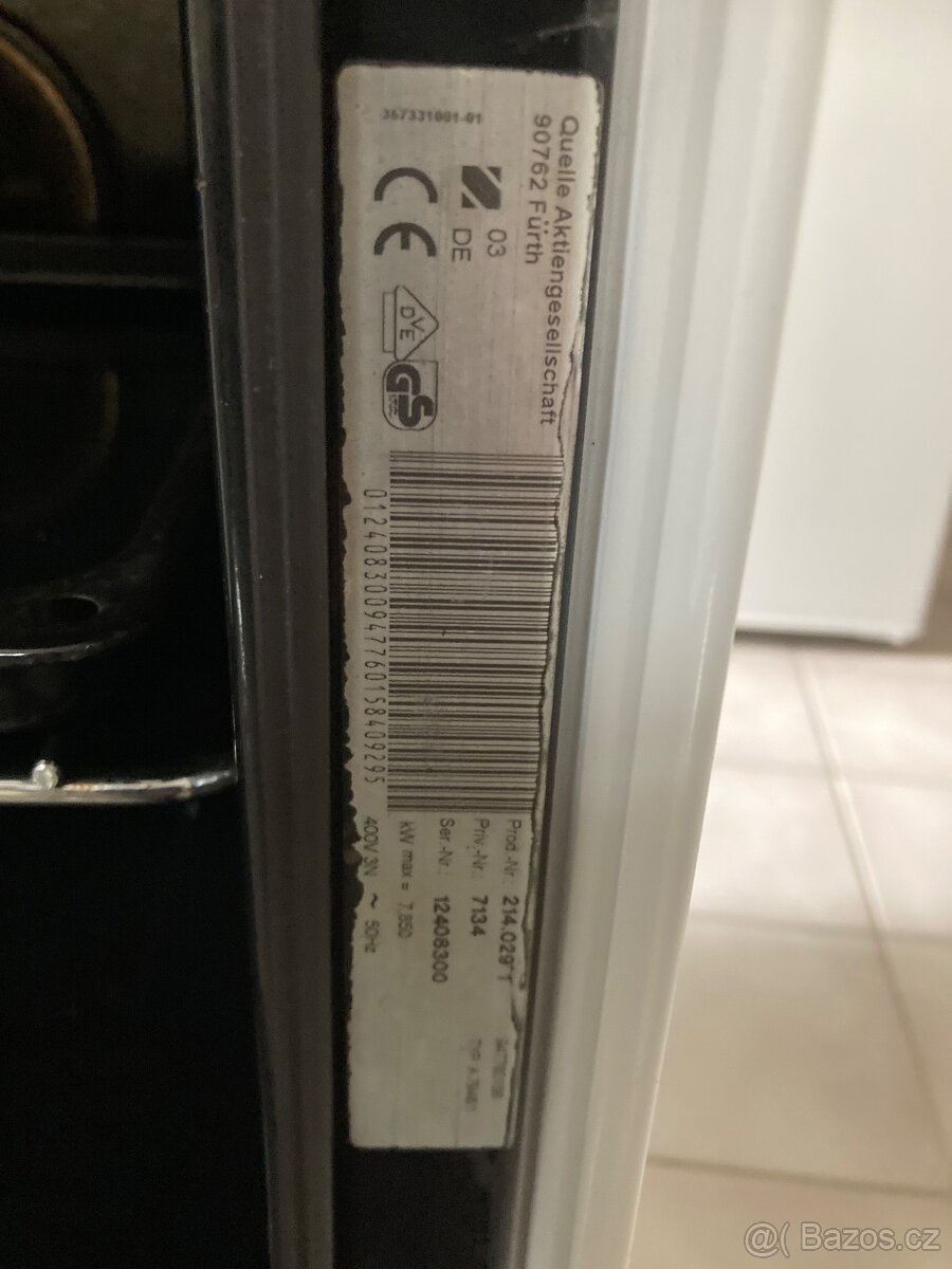 Sklokeramický sporák Privileg - 4