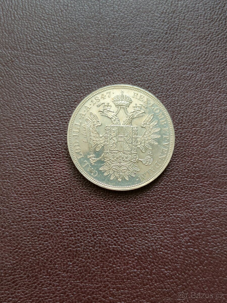 1/2 Tolar 1847 A Ferdinand V. - 4