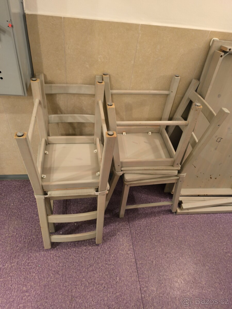 Prodám dřevěný stůl - borovice - 4