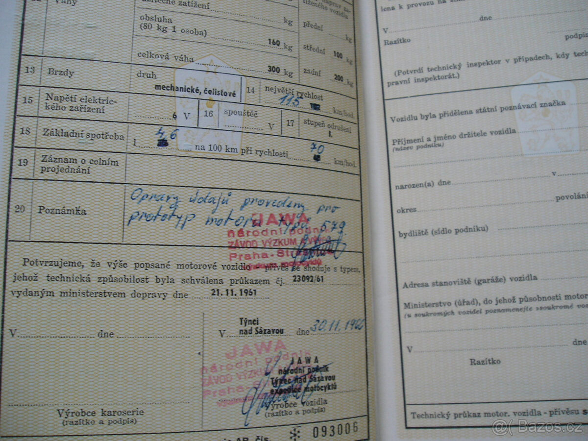 JAWA 250ccm-typ 579 prototyp rok 1963 - 4