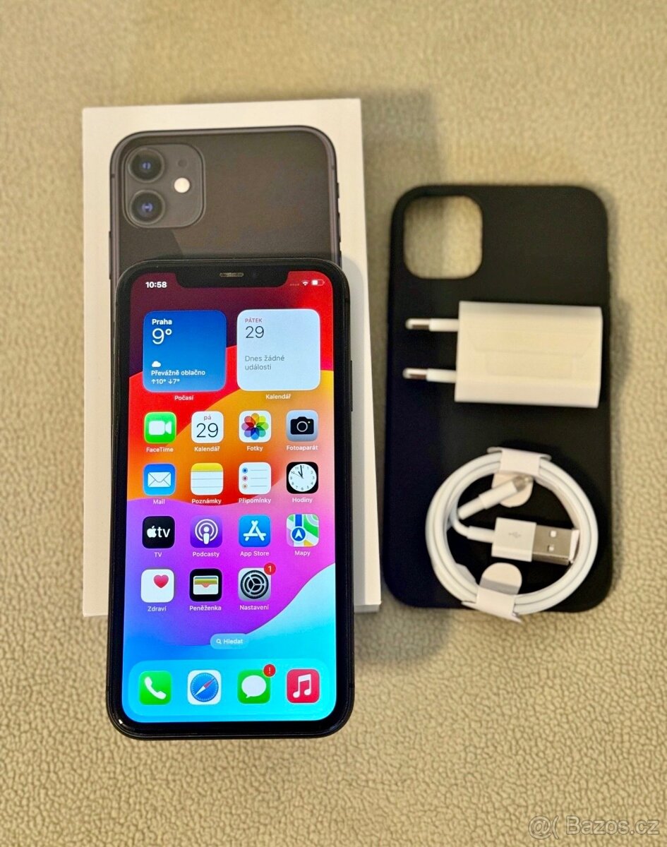 iPhone 11 Černá BATERIE 100% TOP - 4