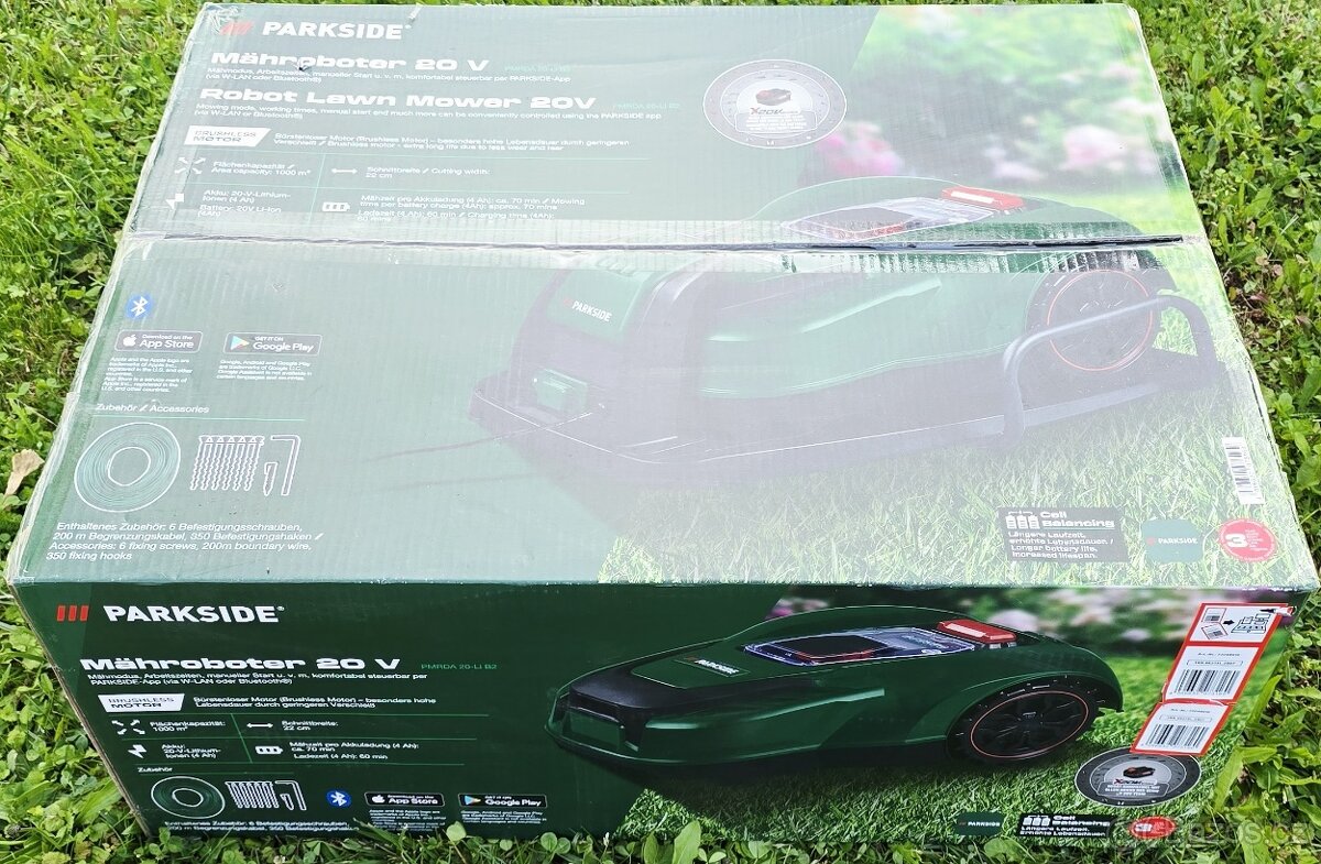 Nerozbalená robotická sekačka Smart PMRDA 20-Li B2 4 Ah - 4