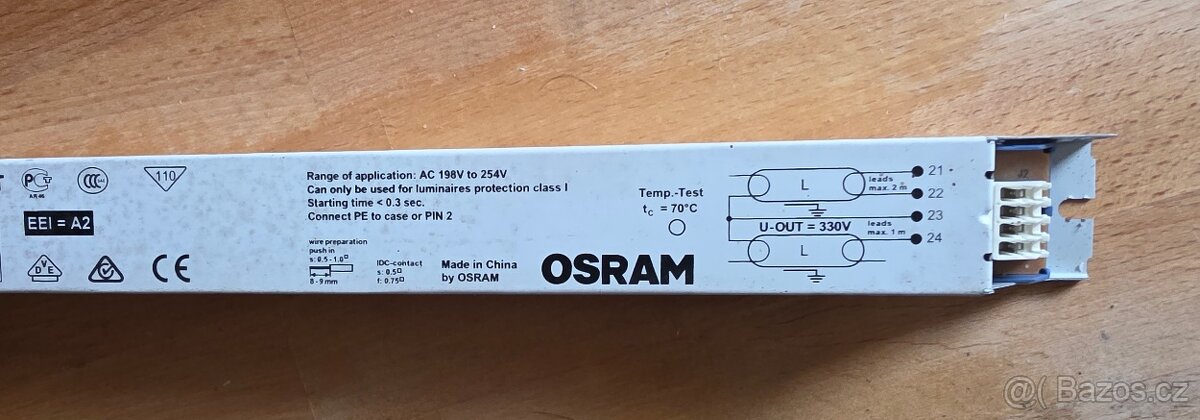 Elektronický předřadník OSRAM QTIS e 2x58/220-240 - 4