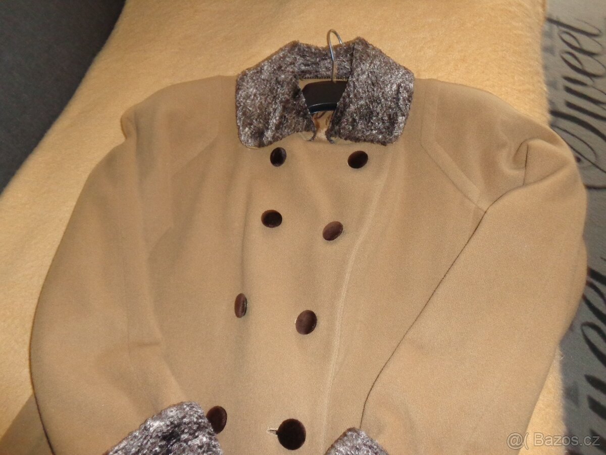 dámský flaušový kabát - 4