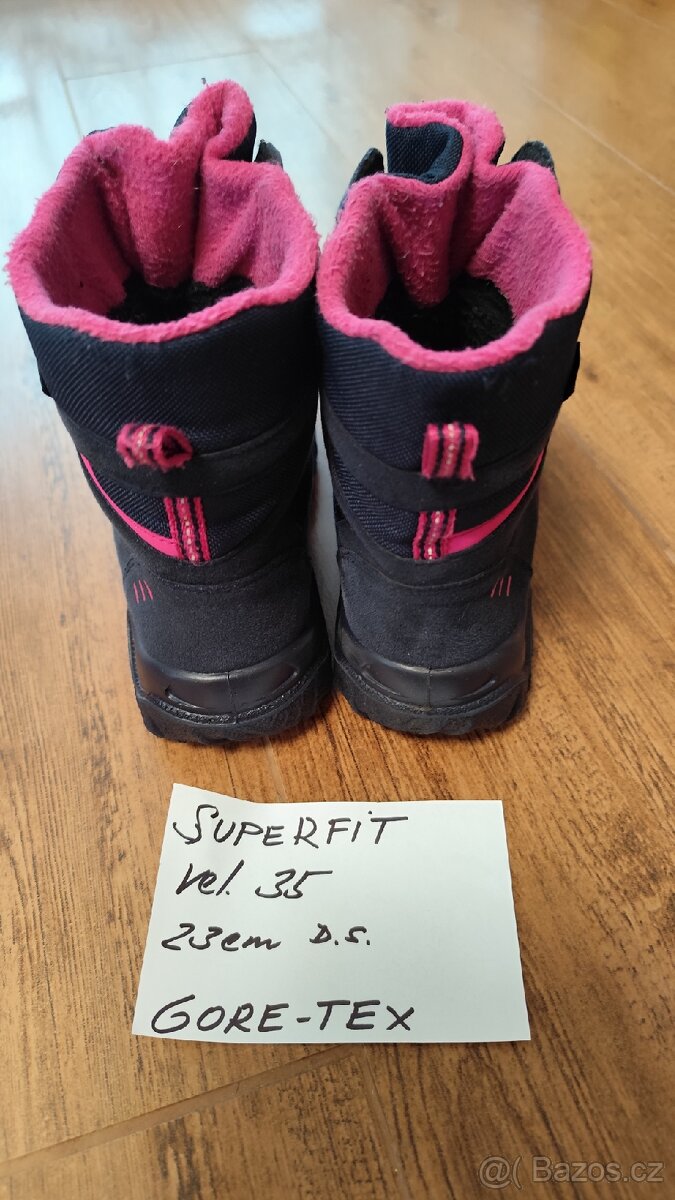 Zánovní dětské boty Superfit velikost 35 - 4