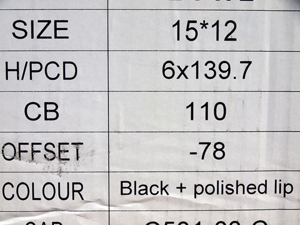 15" 6x139,7 INTERCEPTOR USA 12Jx15 – ET(-78)