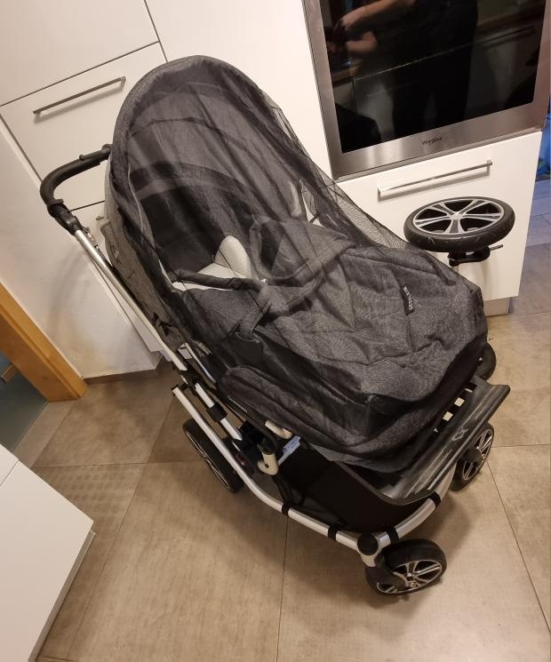 SLEVA-Kočárek Gesslein F6 Air+ ,kožené madlo, C1-Lift taška - 4