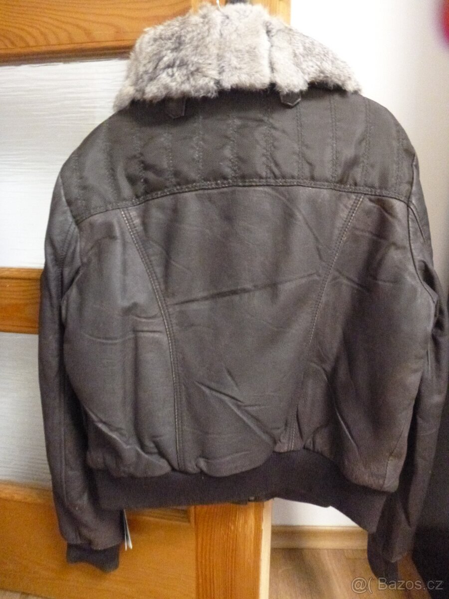 Nová dámská dívčí kožená bunda - 4